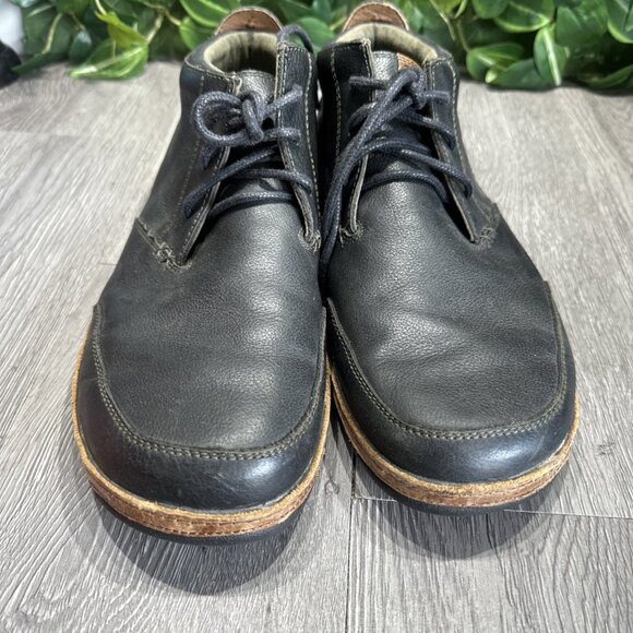 OLUKAI Kamuela Black Leather Ankle Chukka Boots Shoes Men\'s Size 10 main image 7